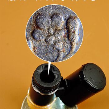 Best 60x mobile phone magnifying glass portable microscope with led light for banknote inspection, identification, stamp and coin repair