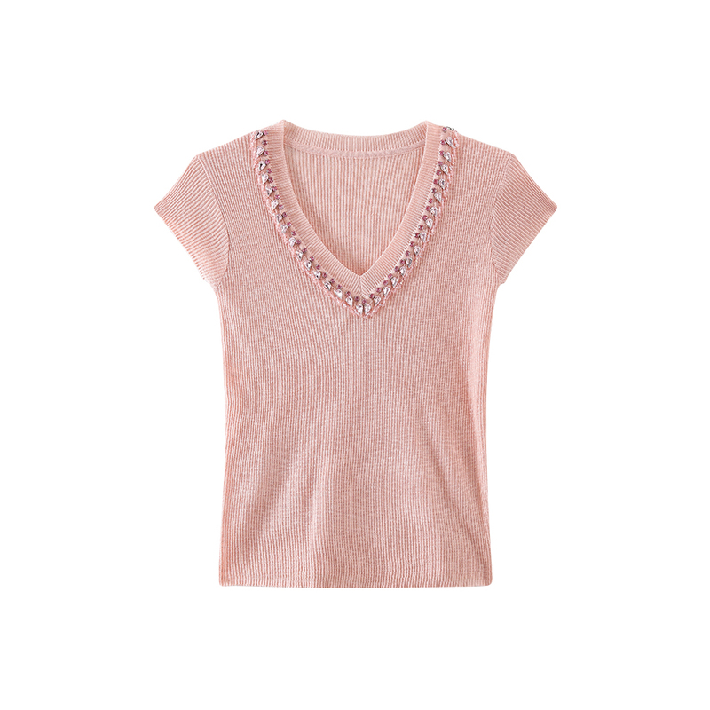 【Exclusive to Quanquan Live】2026-Summer New Fashion High-Density Heavy-Duty Knitted Top 17073 【Exclusive to Quanquan Live】2026-Summer New Fashion High-Density Heavy-Duty Knitted Top 17073