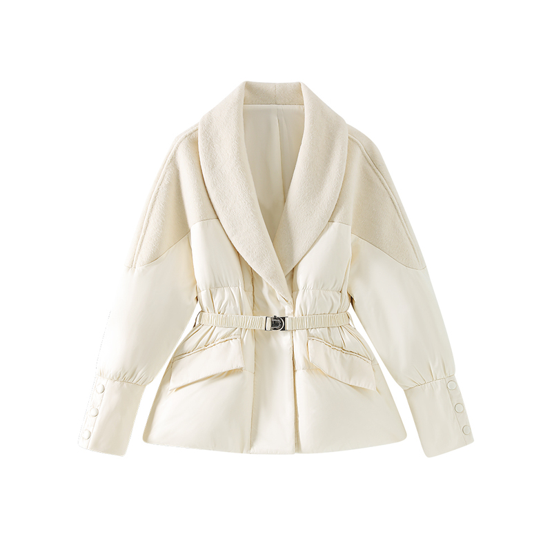 【Exclusive to Quanquan Live】Elegant Blazer with Tailored Waist and down Jacket Combination for Modern Women 88223 【Exclusive to Quanquan Live】Elegant Blazer with Tailored Waist and down Jacket Combination for Modern Women 88223
