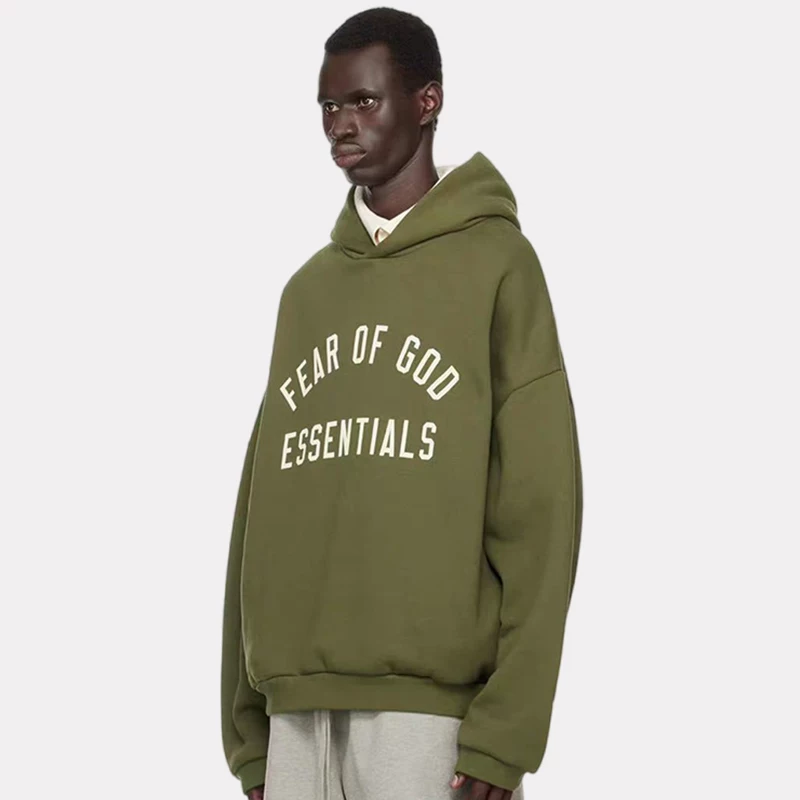 Официальный фирменный худи ESSENTIALS FOG FALL24 серии, свободный повседневный стиль, трендовая толстовка для мужчин и женщин