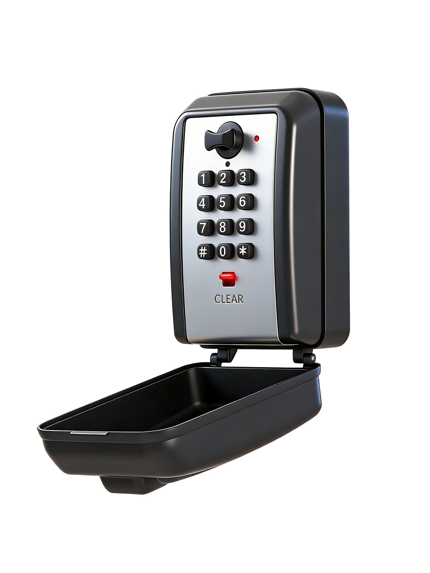 Outdoor Key Code Box Aluminum Alloy Key Storage Box B&B Hotel Cat Eye Key Box Wall-Mounted