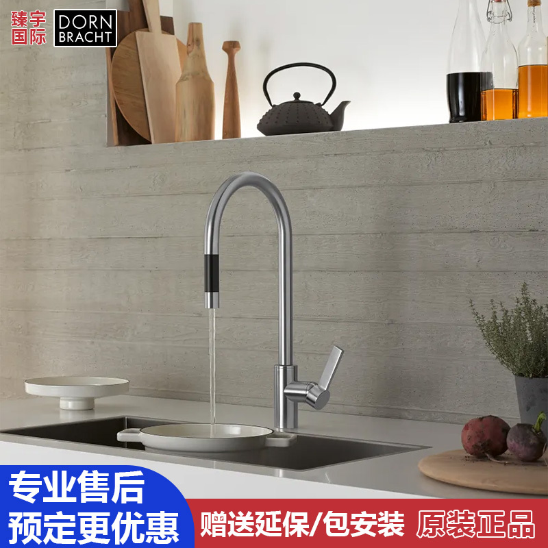 German Dornbracht Contemporary Kitchen Faucet Tara Pull-Down Faucet Single Handle Faucet 33870875