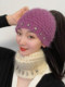 Autumn and Winter Woolen Hats for Women, Warm Headscarves, Head Wraps, Women's Knitted Hats, Wide-Brimmed Forehead Protectors, Hairbands to Cover White Hair