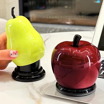 New Style Apple Pear Toothpick Holder, Household Cotton Swab Box, High-End Cute and Creative Design, High-Quality Dental Floss Box, Toothpick Storage Box