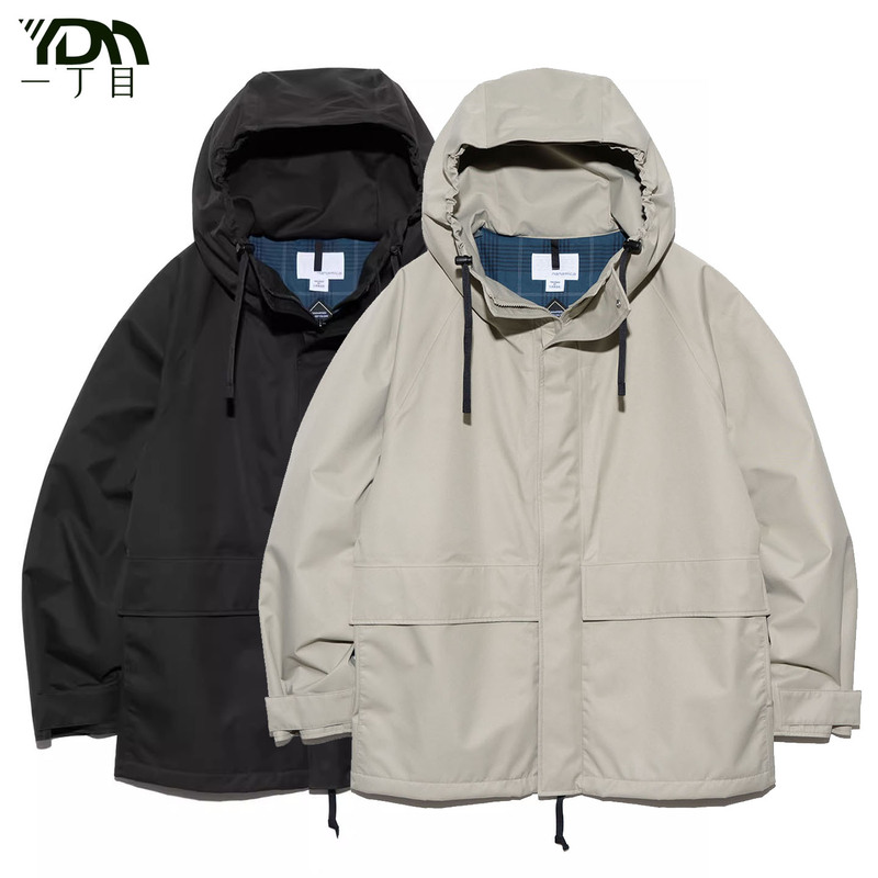 Spring Nanamica 2L Japanese-Style Outdoor Functional Cruiser Jacket Men's Waterproof Jacket Hooded Coat