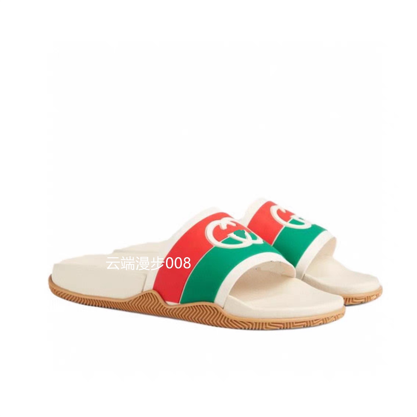 Europe and America 2026 summer man Color matching One word drag shoes leisure time non-slip wear-resisting mules  fashion Beach shoes