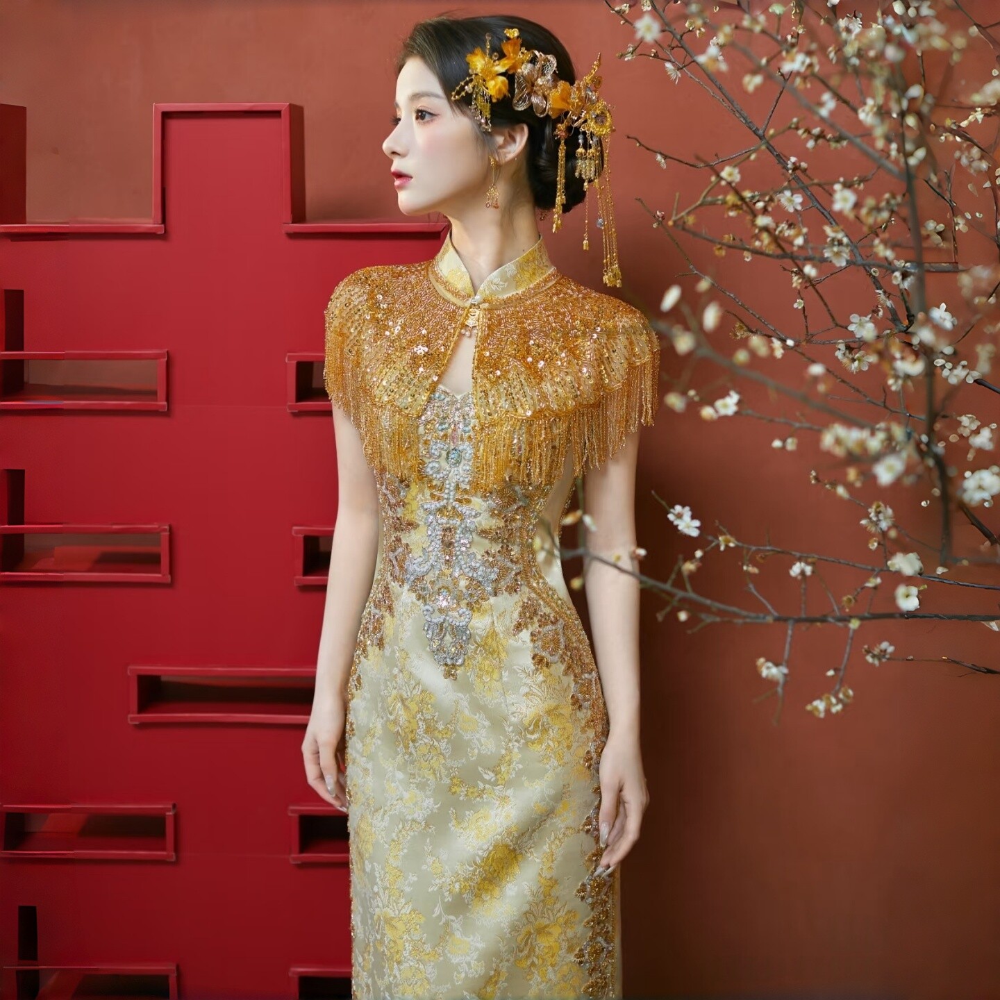 Xiuhefu Cheongsam 2026 свадебное платье для тостов, свадебное платье для тяжелой промышленности, новое свадебное платье для помолвки китайской невесты, платье с драконом и фениксом