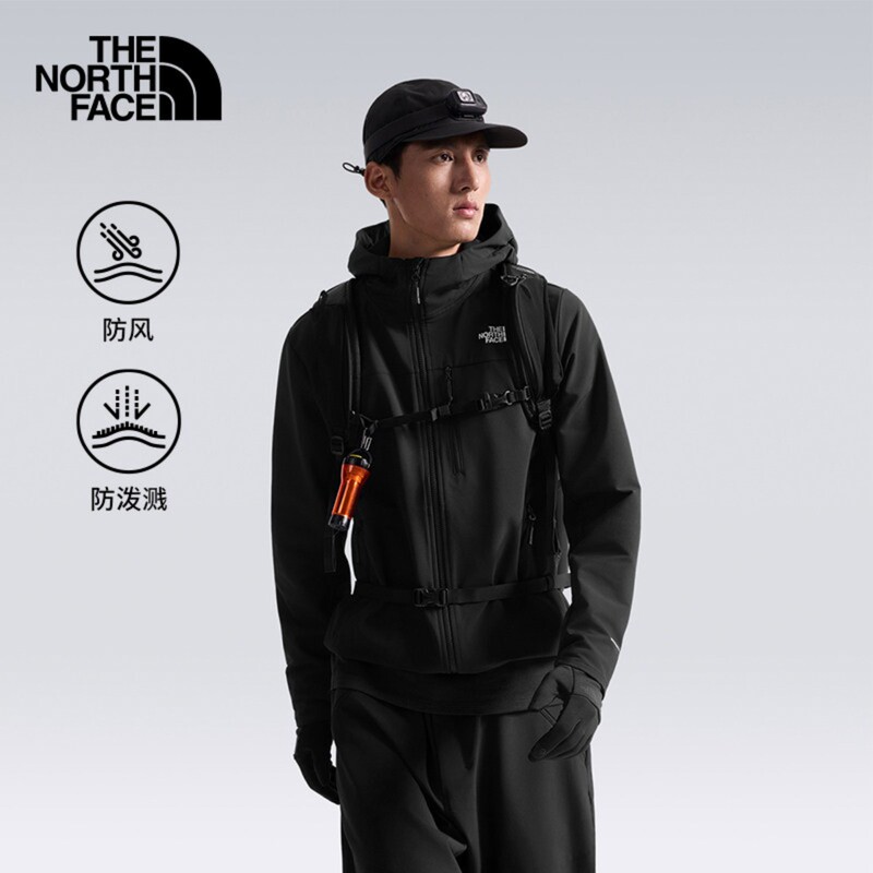 Thenorthface 26 Autumn New Men's Sports Hiking Outdoor Water-Repellent Fleece-Lined Softshell Jacket 8Kgh Thenorthface 26 Autumn New Men's Sports Hiking Outdoor Water-Repellent Fleece-Lined Softshell Jacket 8Kgh