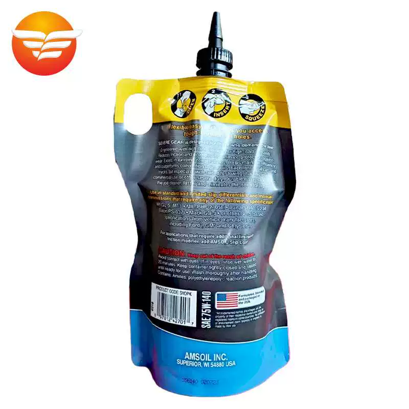 AMSOIL смазочное масло для шестерён 75W-140 импорт полностью синтетический дифференциал переднего и заднего моста