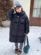 German Razt Brand Store Children's down Jacket 2025 Three-Proof Thickened Over-The-Knee Style for Older Girls 90% down Coat