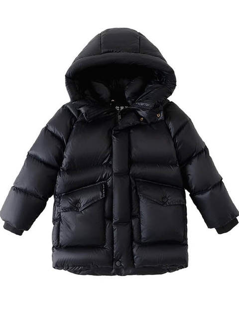 German Razt Brand Store Children's down Jacket 2025 New Thickened 90% White Duck down Mid-Length Children's Outerwear