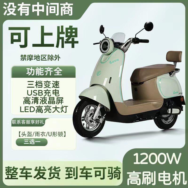 New Model Little Turtle King Electric Scooter 48V72V for Adults, Small Electric Vehicle for Women, 60V Student Commuter Electric Motorcycle