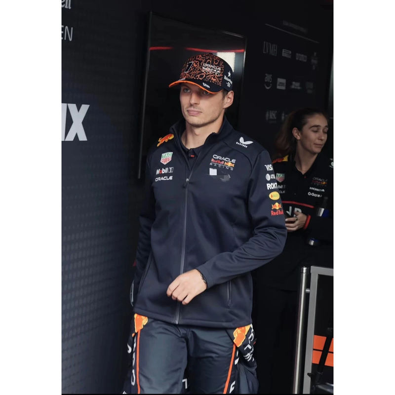 2025 New Cross-Border F1 Red Bull Racing Suit Panzi Racing Clothing Technology Windproof Waterproof Thickened Fabric Personalized