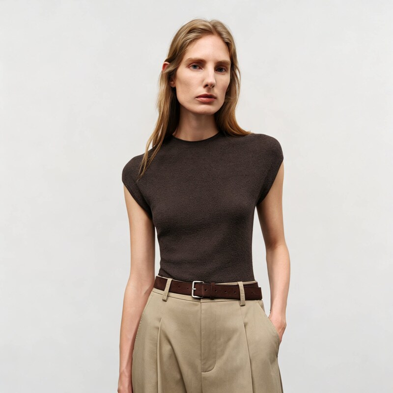 Mm Maijia Dongjie Endorsed 160S Gold Wool Sweater, Same Style as in the Mall, New for Autumn 26, 5H7232821 Mm Maijia Dongjie Endorsed 160S Gold Wool Sweater, Same Style as in the Mall, New for Autumn 26, 5H7232821