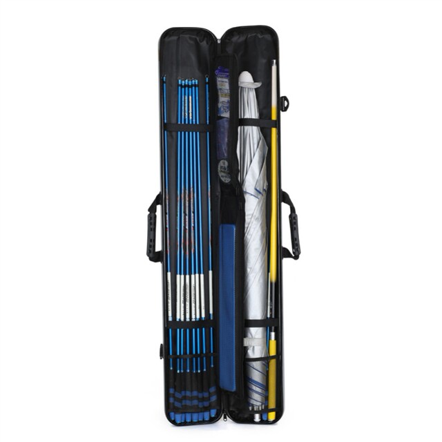 Hard shell fishing rod bag lightweight fishing gear bag fish bag fish bag multi-function special rod bag handheld fishing gear bag waterproof