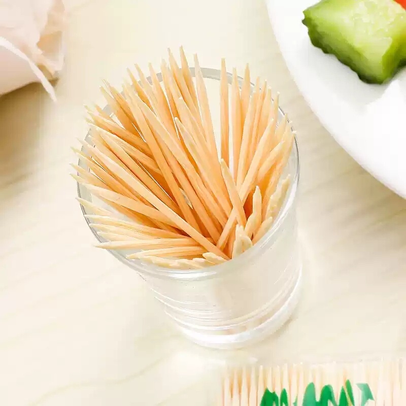 Natural Bamboo Raw Material Without Burrs, Dual-Purpose for Cleaning Teeth Gaps after Eating Oden and Grilled Skewers Natural Bamboo Raw Material Without Burrs, Dual-Purpose for Cleaning Teeth Gaps after Eating Oden and Grilled Skewers