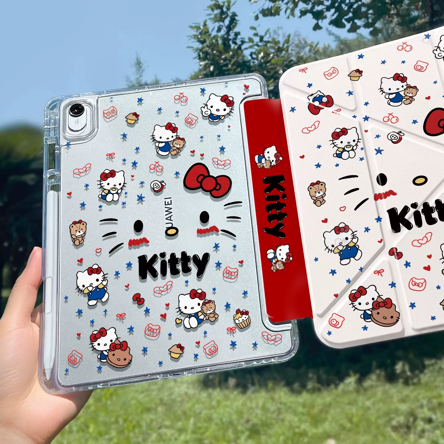 Чехол для iPad Hello Kitty, подходит для Apple защитный чехол 11-го поколения A16, чехол 2025 нового iPad Air 7, планшет iPad Pro 11 дюймов, мини 6, против падений, гибкость, 5 10-е поколение, с отсеком для стилуса, 398 тонкий и легкий