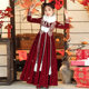 Hanfu for Girls, Autumn and Winter 2025 New Style, Children's Chinese Style Winter Outfit, Fleece-Lined New Year Outfit for Baby Girls, Baby Tang Suit