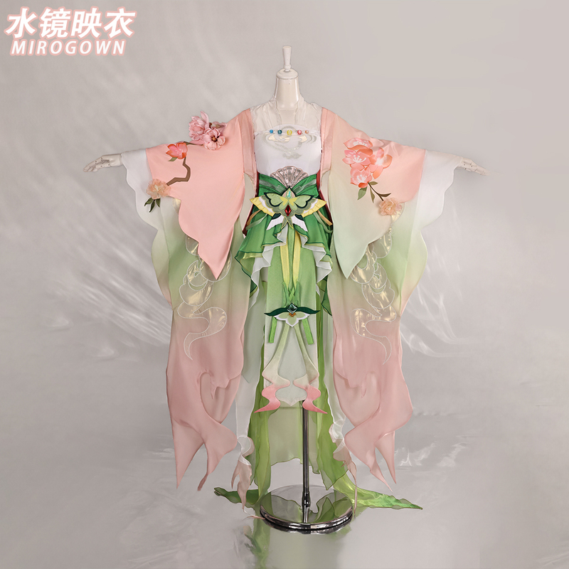 Water Mirror Reflection Onmyoji Ryukaku Ruihaku Spring Morning Cosplay Costume Ryukaku Flower Battle Cosplay Outfit