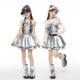 New Year's Day Girls' Jazz Dance Costumes, Girl Group Performance Outfits, Silver Sweet and Cool Dance Performance Outfits, Model Runway Fashion Outfits