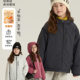 Girls' Korean-Style Cotton-Padded Hooded Jacket, 2025 Winter Model, Children's Padded Warm Windproof Parka