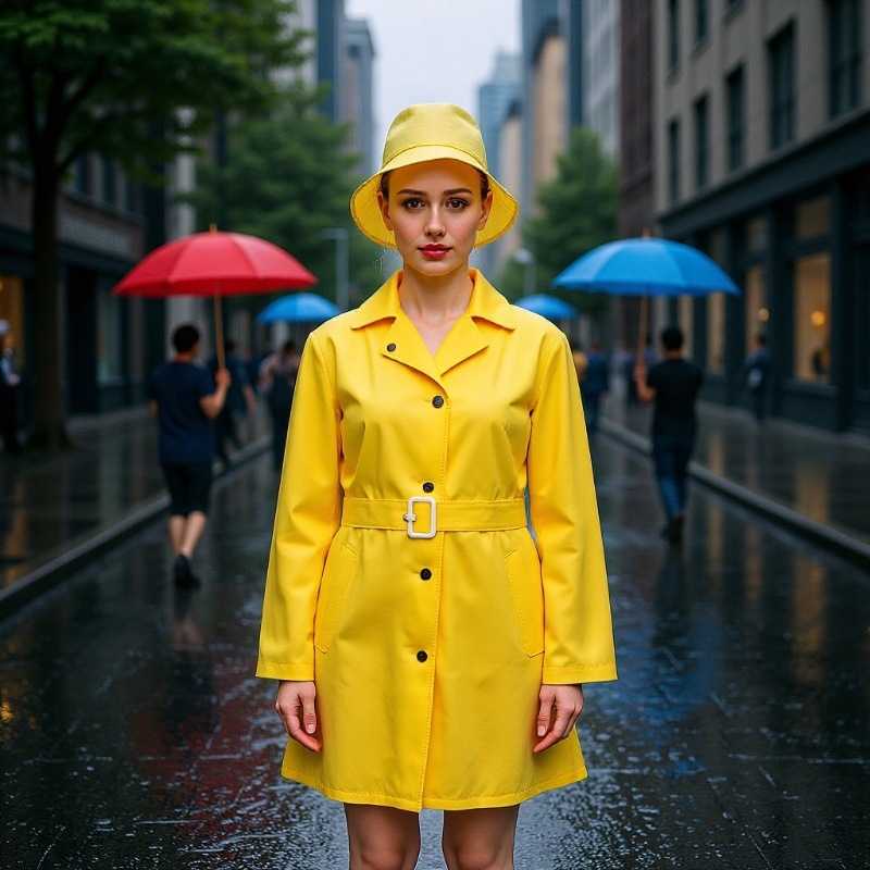 Cross-Border Amazon Fashion Raincoat Adult Waist-Cinching Women's Rainproof Jacket Outdoor Hiking Eva Raincoat