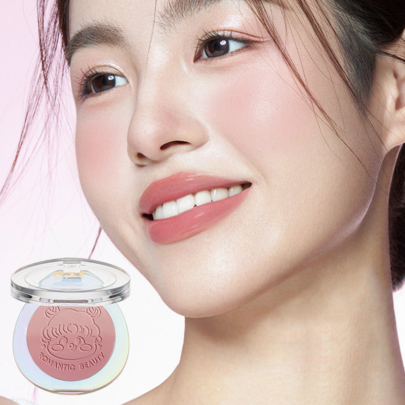 RMT罗小曼双拼渐变腮红膏女高光修容盘自然裸妆提亮渐变色腮红