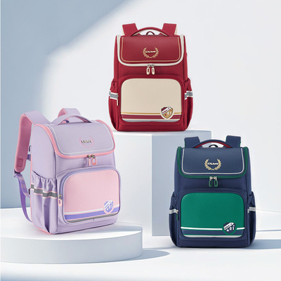 卡拉羊大嘴减负护脊小学生书包