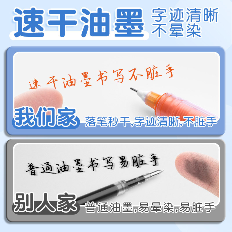 Gel Pen, Liquid Rollerball Pen, Colorful 0.5mm Needle Tip Pen, Black, Blue, Red, Green, High-Capacity, Quick-Drying, Smooth, High-Quality, Niche, Instagram Style, for Teachers, Students, Note-Taking, Journaling