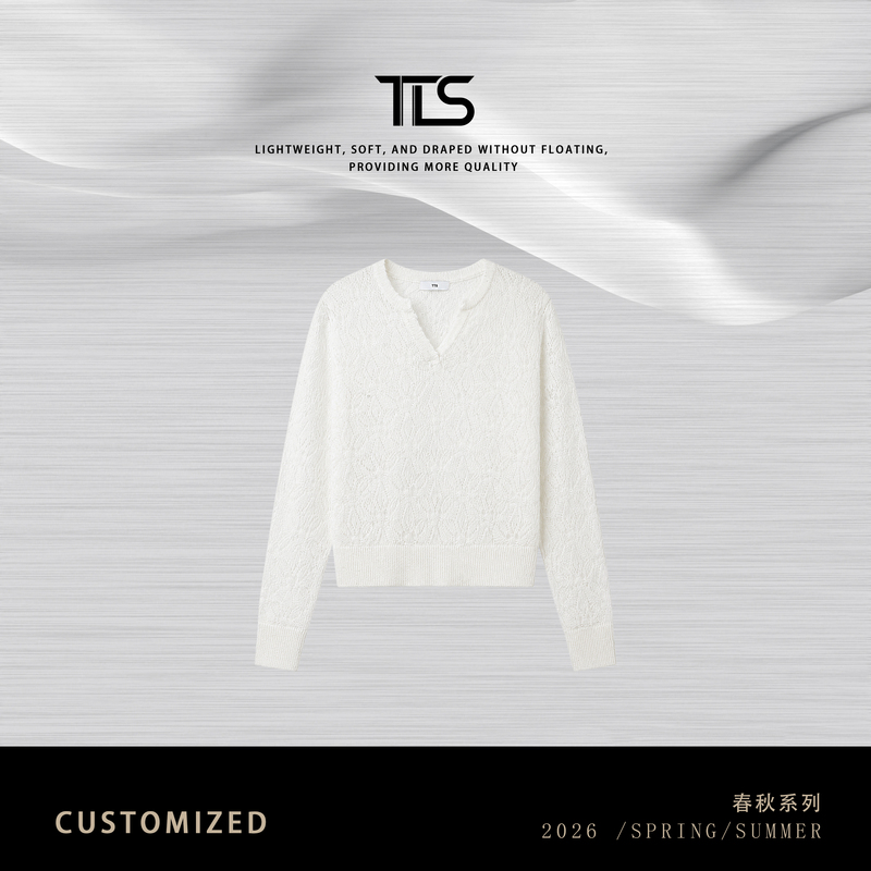 Tt【Moonlight Song】Alpaca Wool and Tencel Blend Knit Versatile Hollow-Out Knit Top 393976 Tt【Moonlight Song】Alpaca Wool and Tencel Blend Knit Versatile Hollow-Out Knit Top 393976