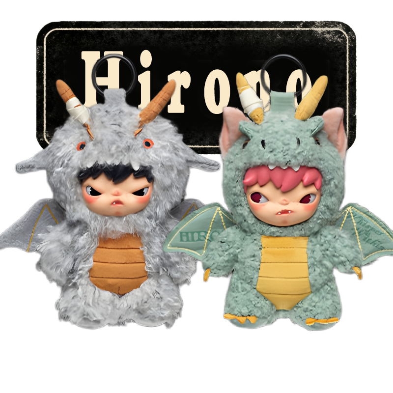 Popmart Little Wild Hirono Misty People Series Plush Toy Trendy Pendant Blind Box Gift
