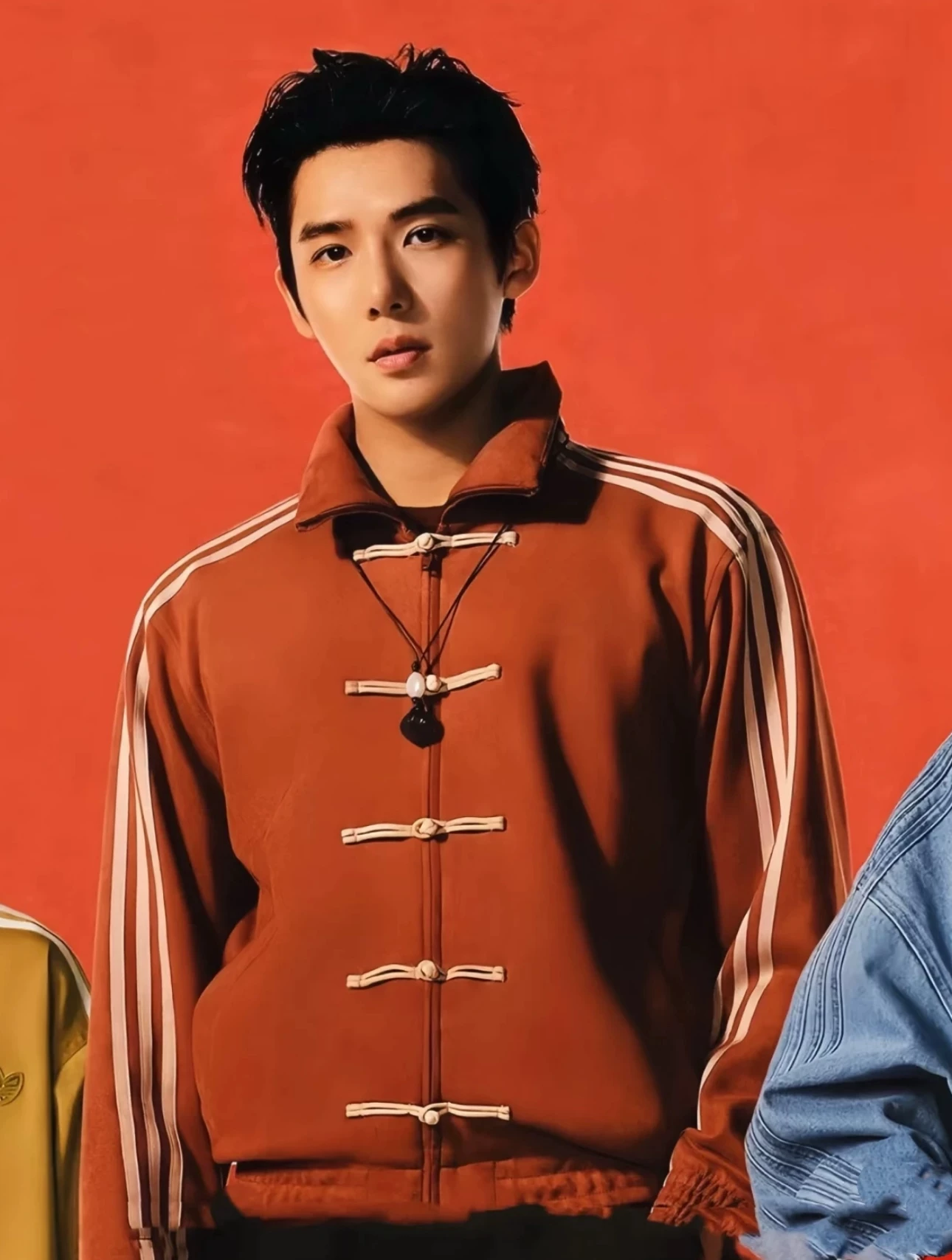 Кожаная куртка Velvet для мужчин и женщин, китайский стиль, oversize, кроя