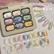 Nail Art Pearlescent Cream Oil Painting Gel No-Wash Painting Gel Texture Gel 3D Relief Gel Fine Glitter Nail Polish Gel