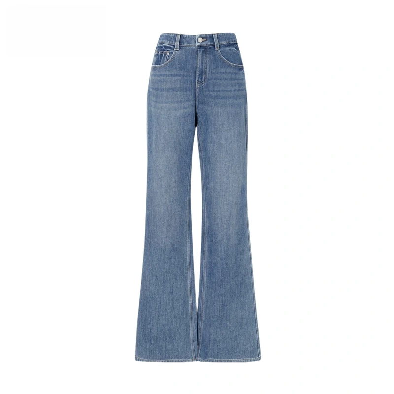 Mm Ma 2026 Summer New Denim Blue Fashionable Versatile Hot-Selling Slightly Flared Thin Jeans for Women 59H4250401