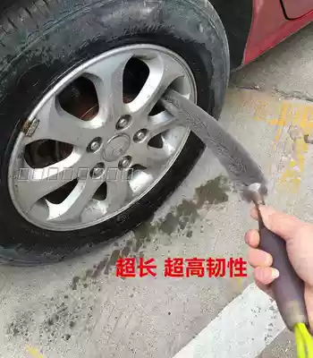 Car engine cleaning brush extended flexible engine oil dirt head brush beauty shop long handle brush