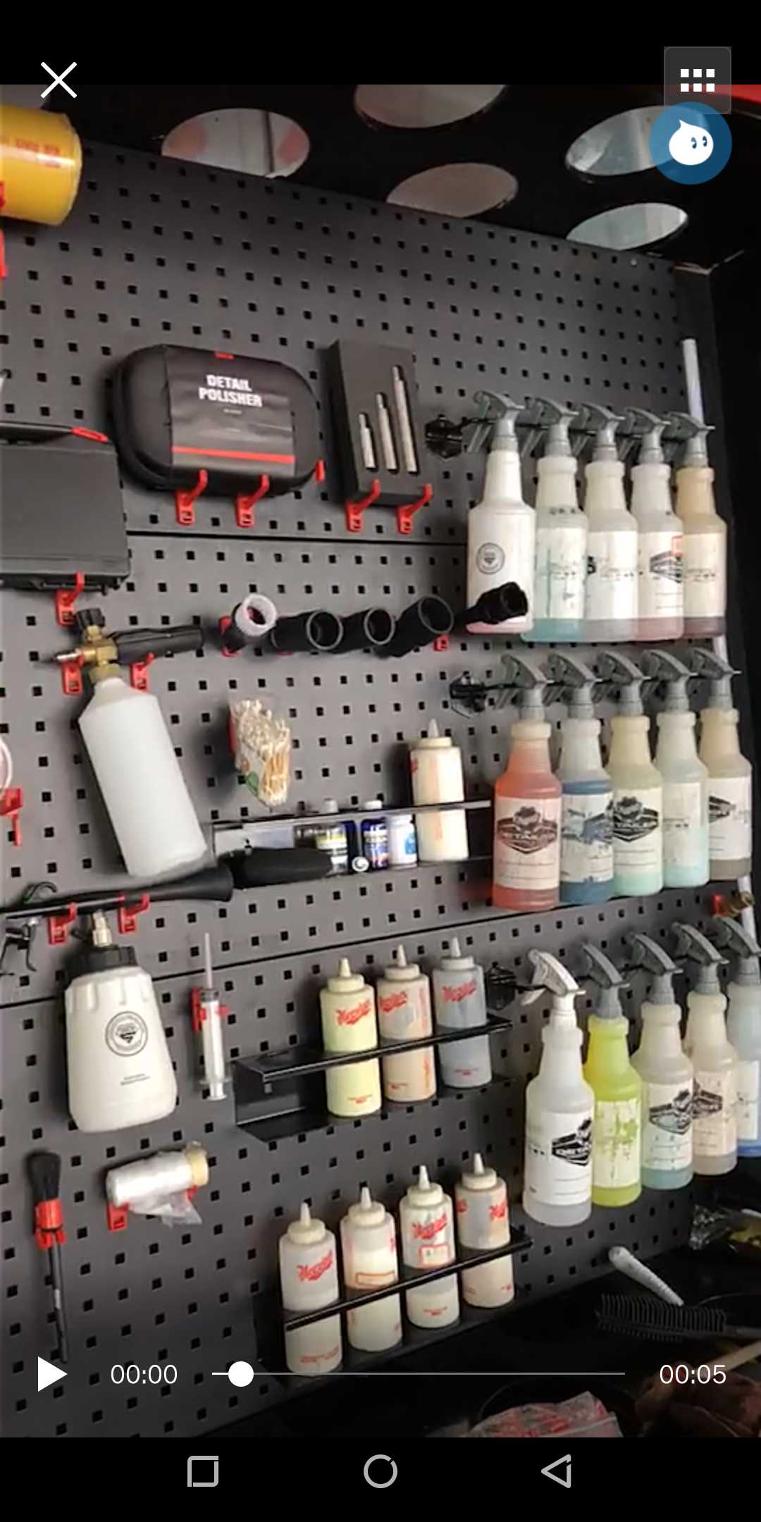 Car beauty shop tool hanger polishing machine hanger polishing plate hanging plate spray pot towel hanger brush hanger