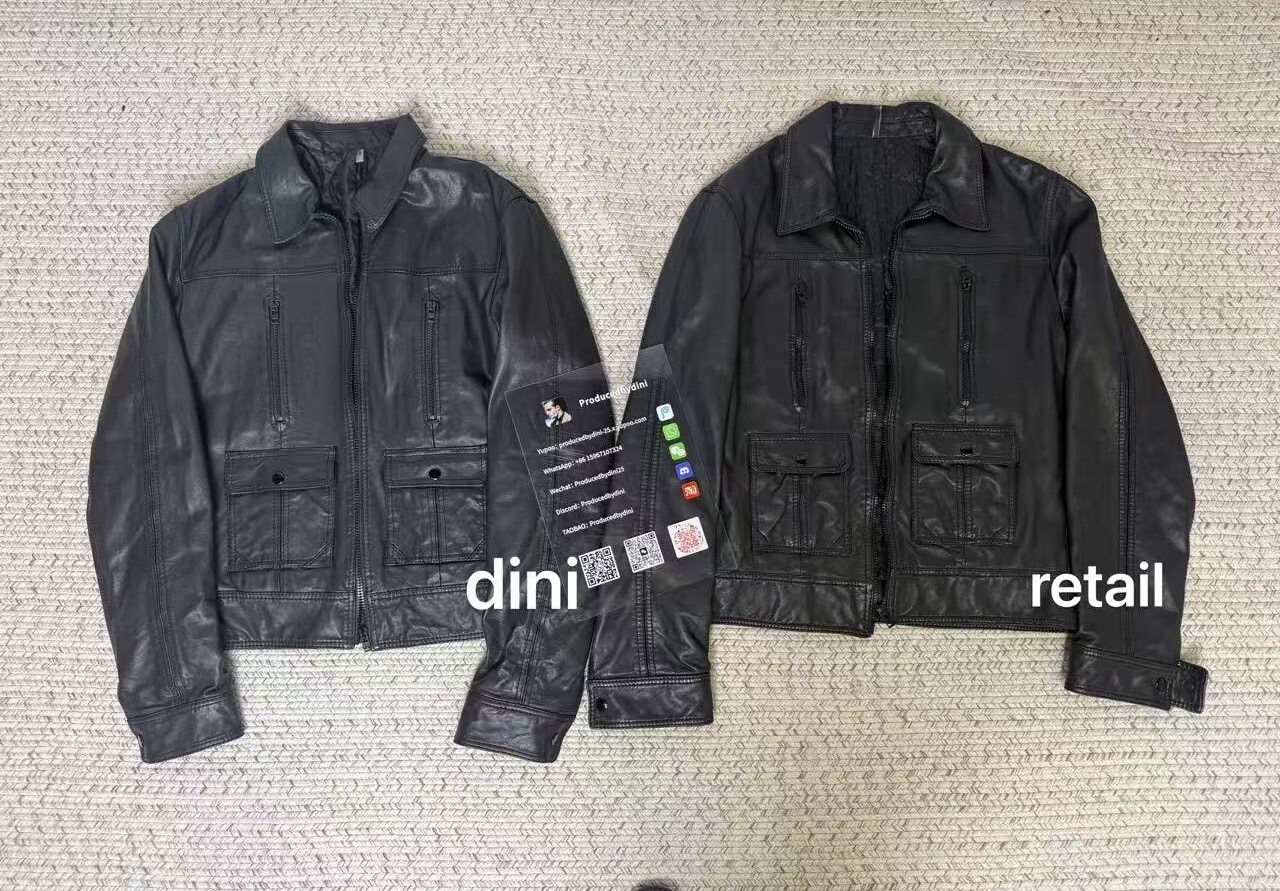 DiniHomme AW06 Кожаная куртка в стиле милитари This Grey Days 