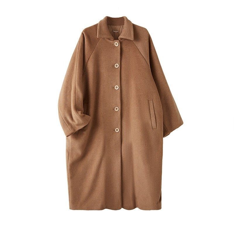 【Xing Kangli Selection】Camel Wool Blend Coat Tt44C052