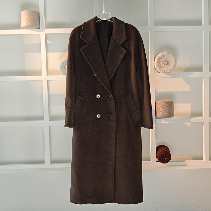【Xing Kangli Selection】Yak Wool + Wool Casual Versatile Double-Breasted Coat 123-70N 【Xing Kangli Selection】Yak Wool + Wool Casual Versatile Double-Breasted Coat 123-70N