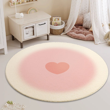 Bedroom bedside blanket home girl's room floor mat living room sofa round carpet children's room bedside bedside mat