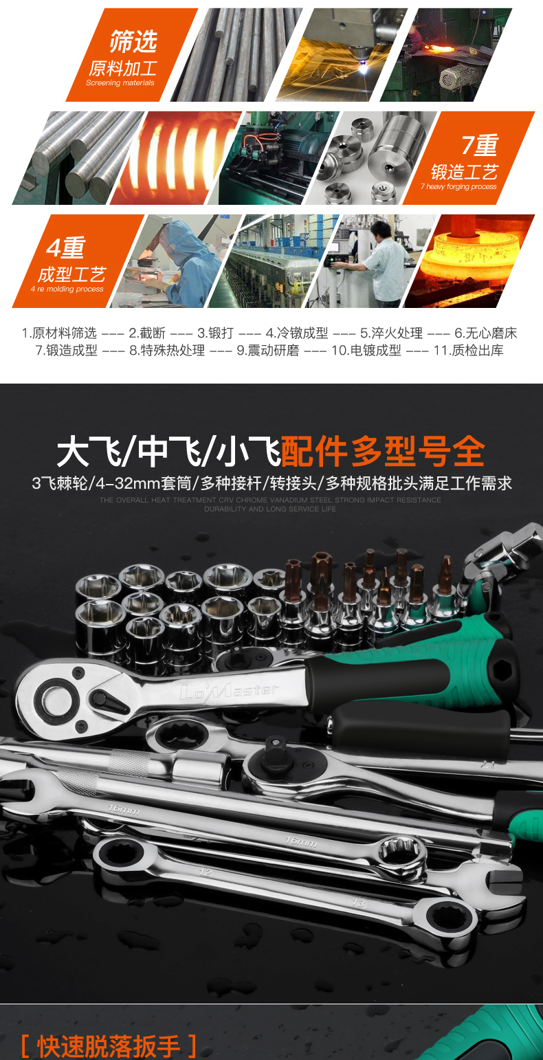 Sửa chữa ô tô sửa chữa xe ratchet ổ cắm cờ lê thiết lập phổ dụng tự động sửa chữa công cụ thiết lập đa chức năng - Dụng cụ cầm tay máy khoan cầm tay