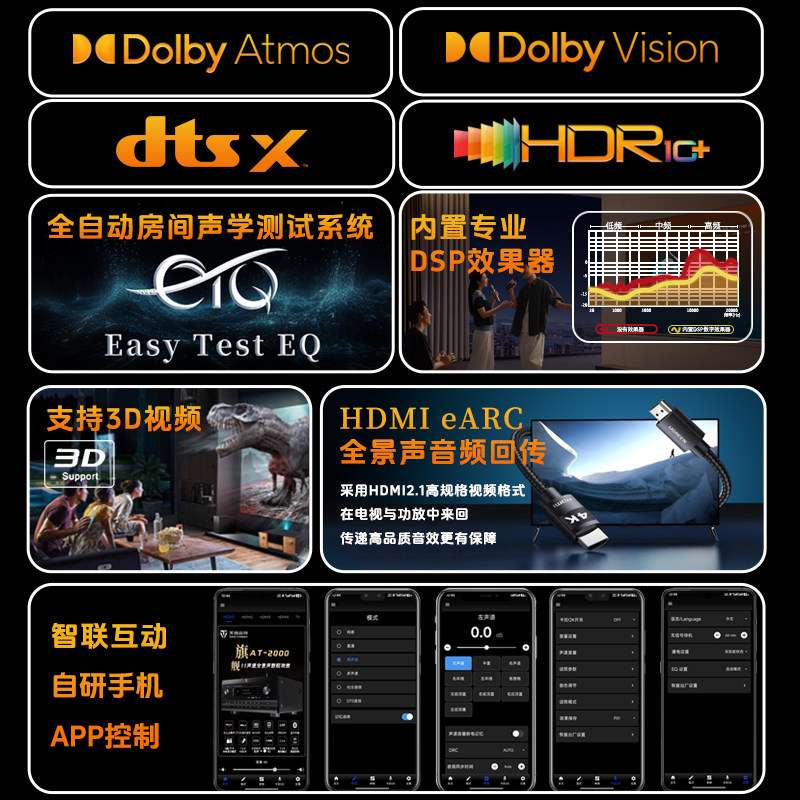 🔥家庭影院升级必备🔥天逸吸顶式5.1.2杜比全景声私人影院音响套装-家庭影院-淘宝好物网