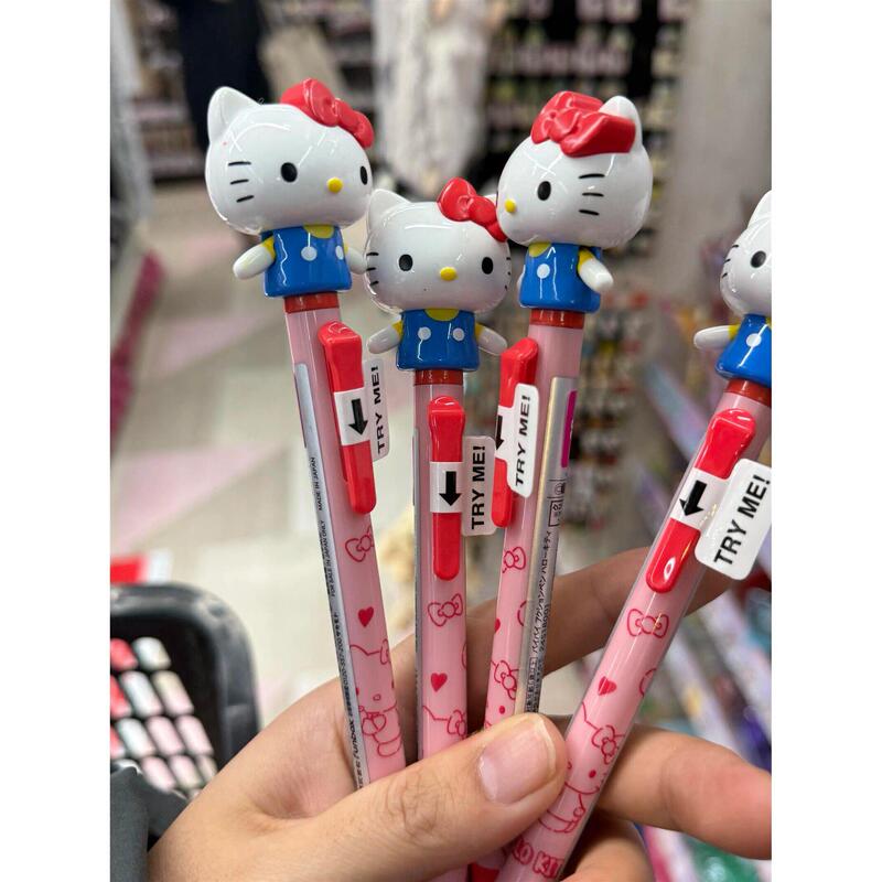 [Pen with Moving Arms] Cute Kitty Encouragement Pen, Student-Specific 0.5mm Ballpoint Pen, Back-To-School Gift