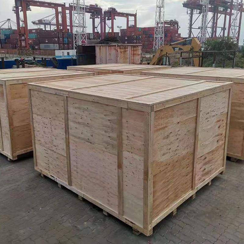 Fumigation turnover packaging box, chassis-free, mechanical equipment, packaging wood, on-site assembly, packaging, processing, turnover box, heavy transportation