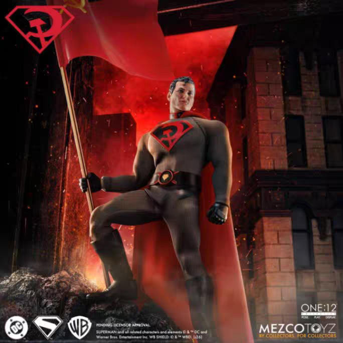 [Out of Stock] Mezco Ant-Man Red Ant-Man Dc Comics Articulated 1/12 Cloth Figure