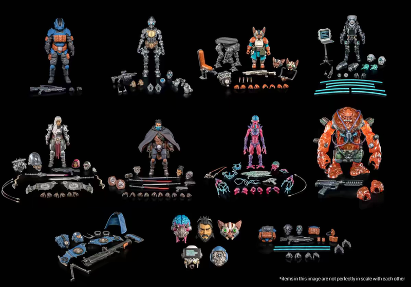 【Out of Stock】Four Horsemen Space Corps Robot General Doctor Movable 7inch Action Figure 【Out of Stock】Four Horsemen Space Corps Robot General Doctor Movable 7inch Action Figure
