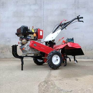 Diesel-driven micro-tillage hard land reclamation orchard greenhouse four-till COE machine microcomputer self-propelled rotary small soil loosening machine