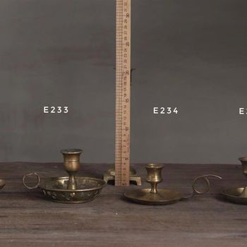 Group e candlesticks, western old antique candlesticks, gourmet still life photography, brass ornaments, second store props shop