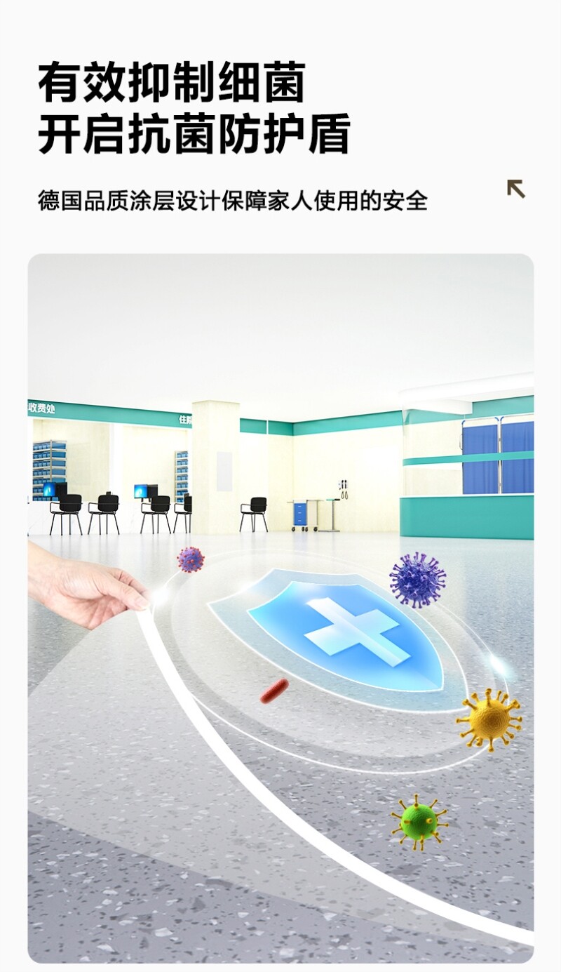 PVC Полы 地板革2.0商用pvc塑胶地板加厚耐磨地胶防水泥地直接铺工厂车间 No brand