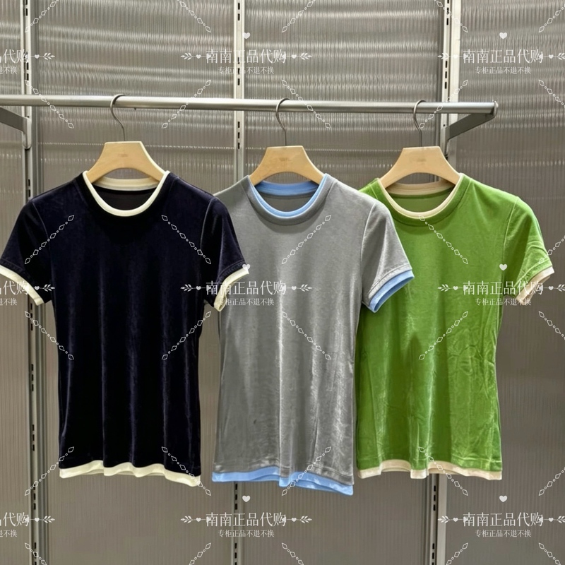 【Nannan Jn】2026 Summer Exclusive Genuine Simple T-Shirt 5Q5115310 Tag Price 795